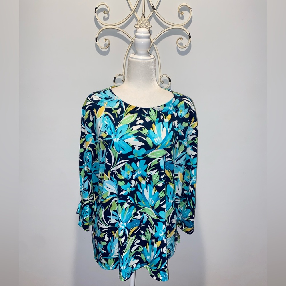 N Touch 3/4 Sleeve Top - XL